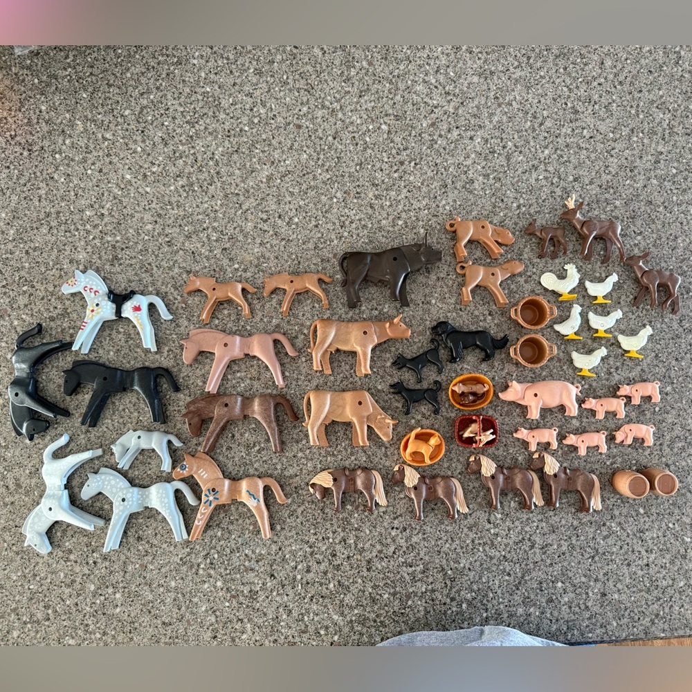 Playmobil Goebra vintage lot of animals